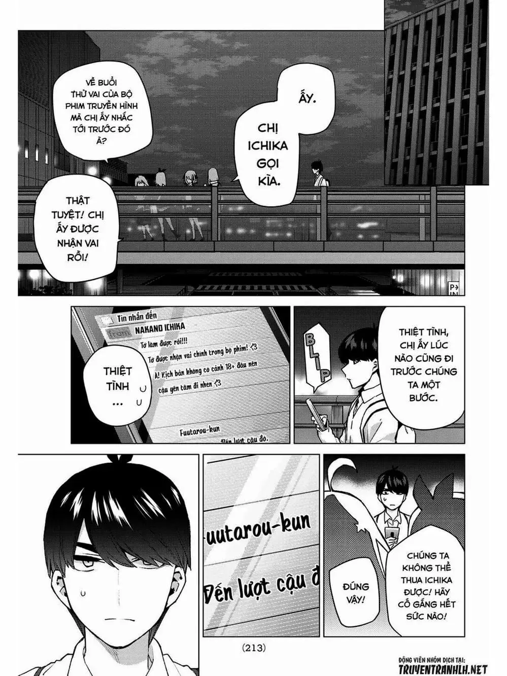 Truyện Tranh Nhà Có 5 Nàng Dâu - Gotoubun No Hanayome trang 6