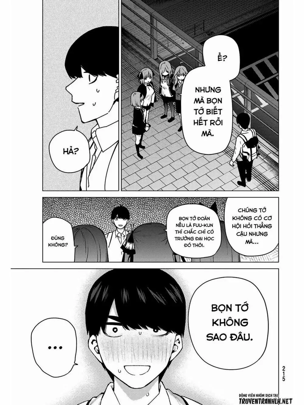 Truyện Tranh Nhà Có 5 Nàng Dâu - Gotoubun No Hanayome trang 6