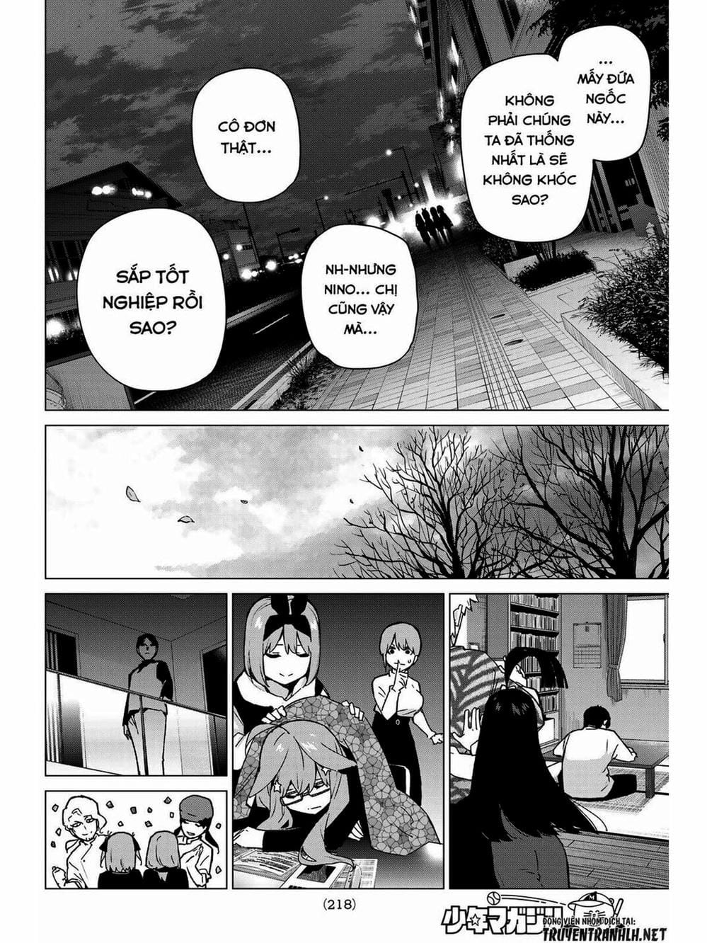 Truyện Tranh Nhà Có 5 Nàng Dâu - Gotoubun No Hanayome trang 6