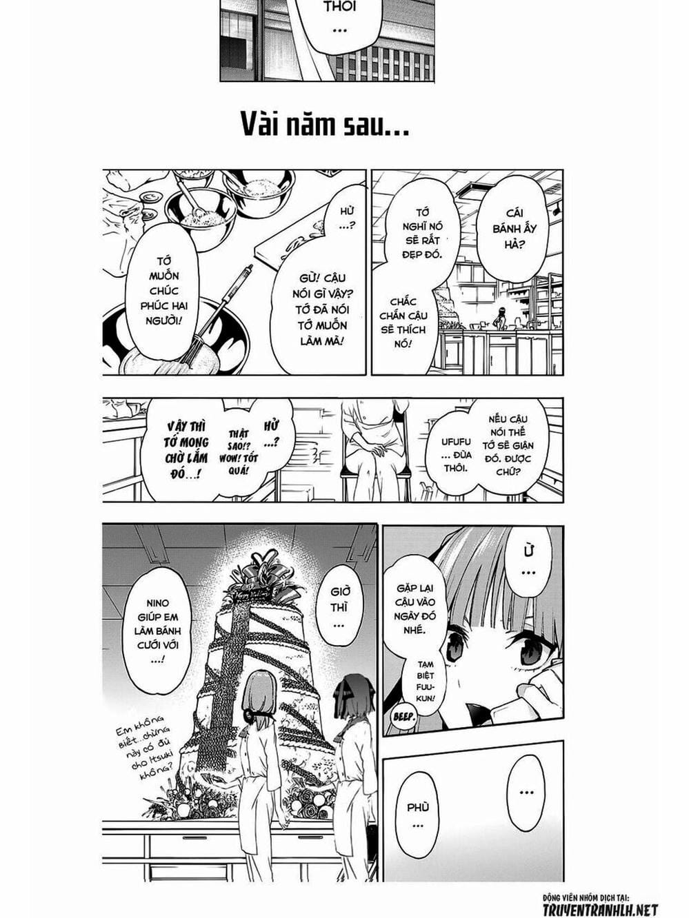 Truyện Tranh Nhà Có 5 Nàng Dâu - Gotoubun No Hanayome trang 6