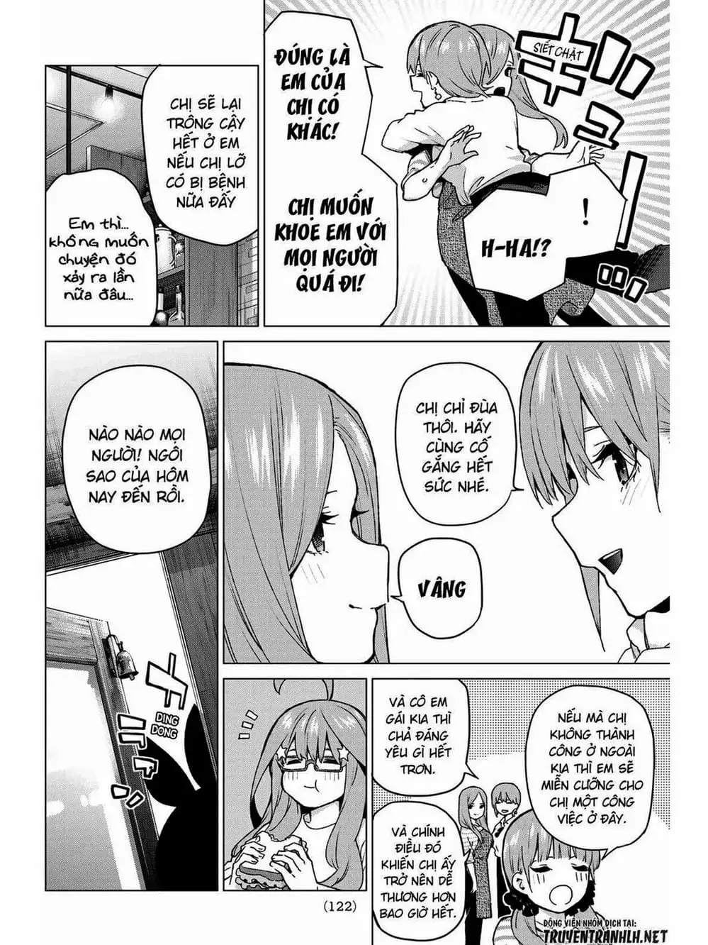 Truyện Tranh Nhà Có 5 Nàng Dâu - Gotoubun No Hanayome trang 6