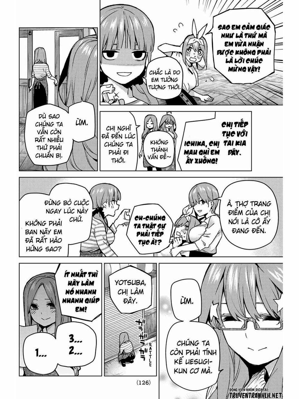 Truyện Tranh Nhà Có 5 Nàng Dâu - Gotoubun No Hanayome trang 6