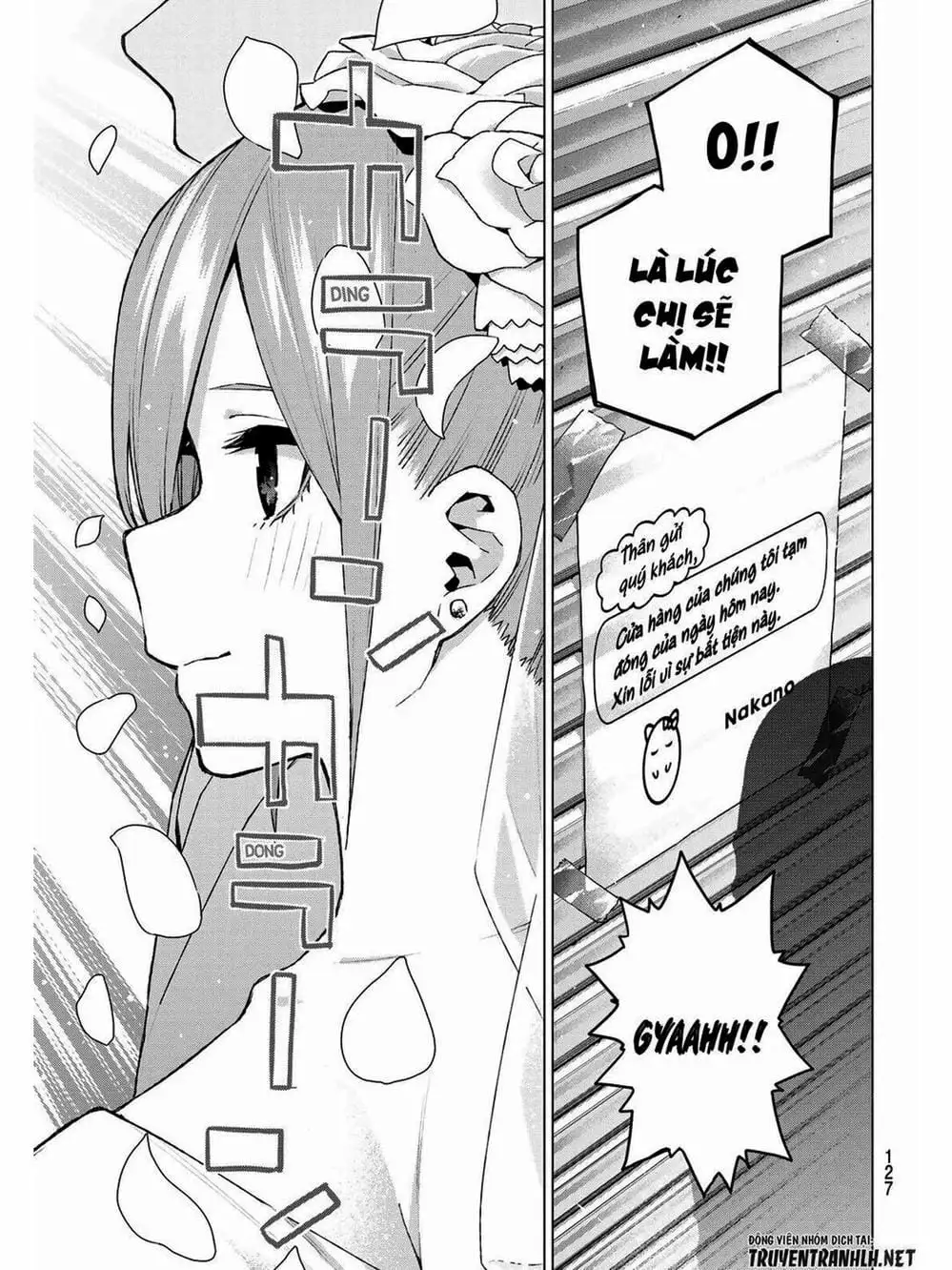 Truyện Tranh Nhà Có 5 Nàng Dâu - Gotoubun No Hanayome trang 6