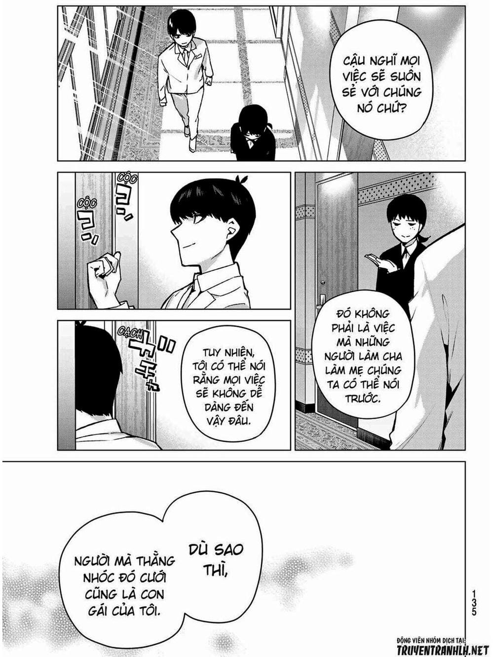 Truyện Tranh Nhà Có 5 Nàng Dâu - Gotoubun No Hanayome trang 6