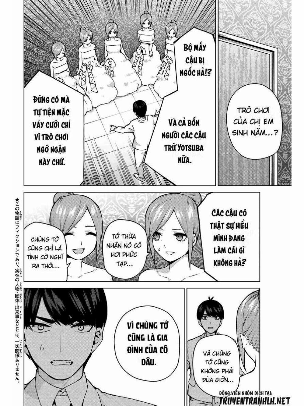 Truyện Tranh Nhà Có 5 Nàng Dâu - Gotoubun No Hanayome trang 6