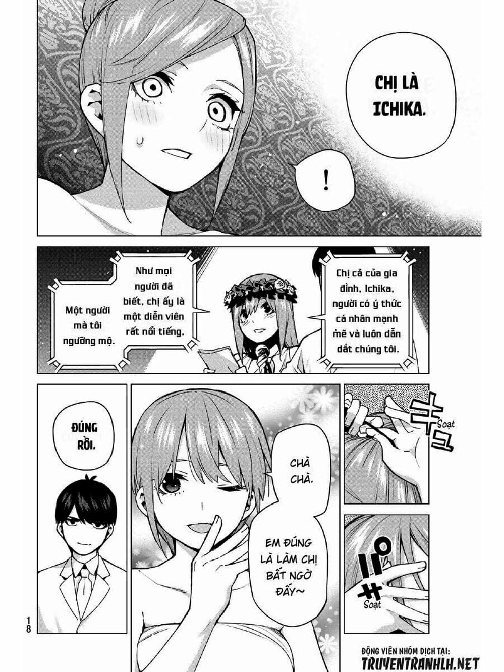 Truyện Tranh Nhà Có 5 Nàng Dâu - Gotoubun No Hanayome trang 6