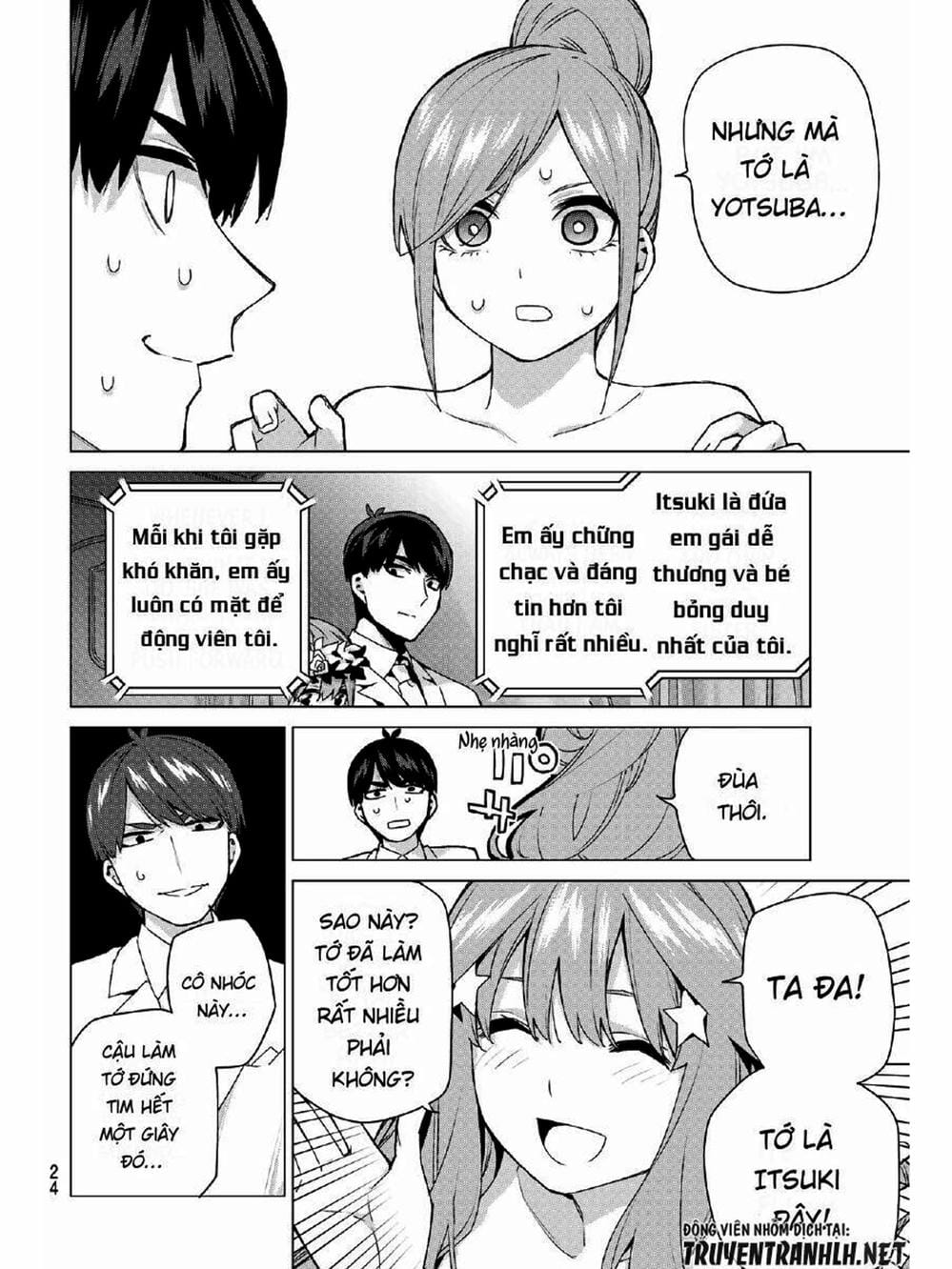 Truyện Tranh Nhà Có 5 Nàng Dâu - Gotoubun No Hanayome trang 6