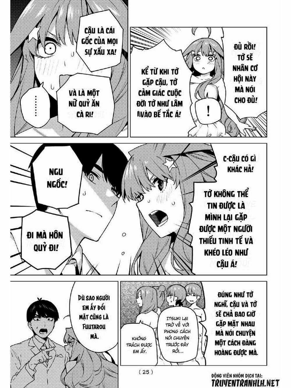 Truyện Tranh Nhà Có 5 Nàng Dâu - Gotoubun No Hanayome trang 6