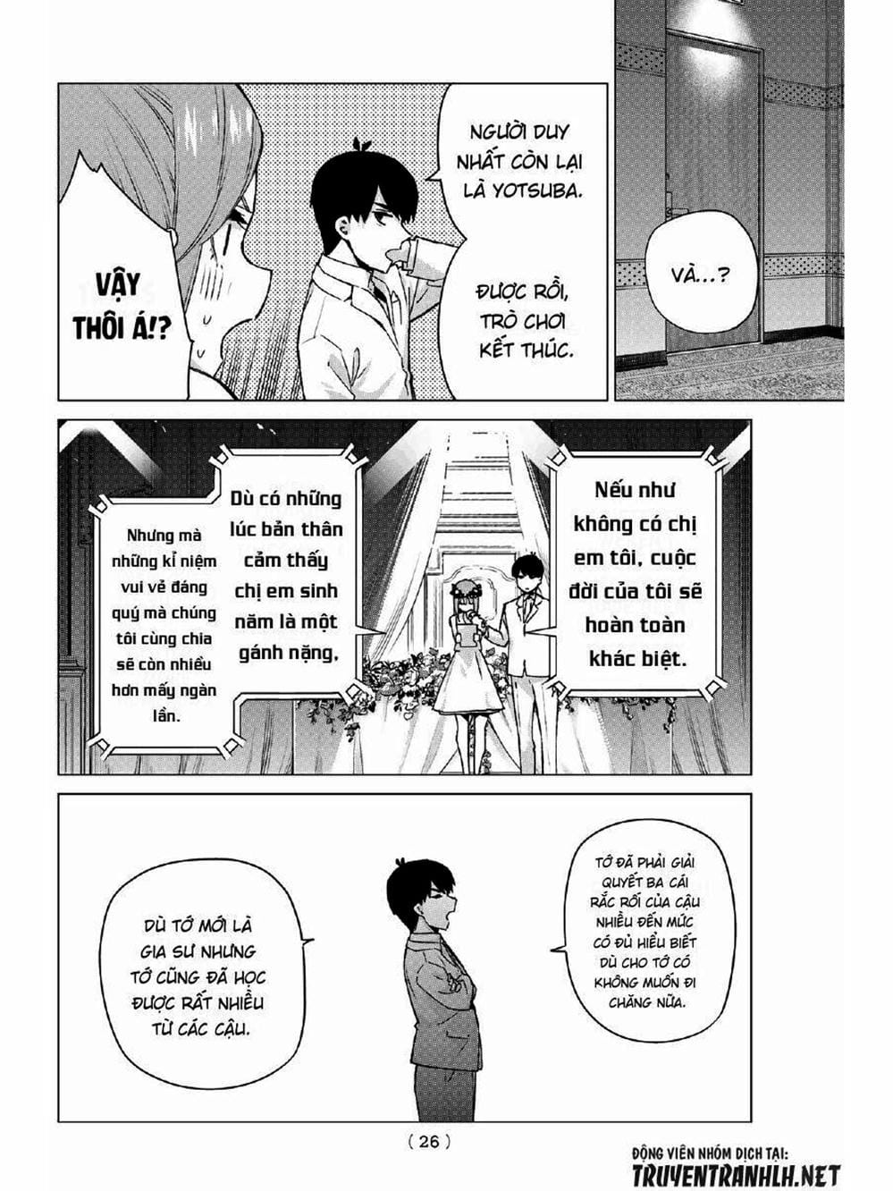 Truyện Tranh Nhà Có 5 Nàng Dâu - Gotoubun No Hanayome trang 6