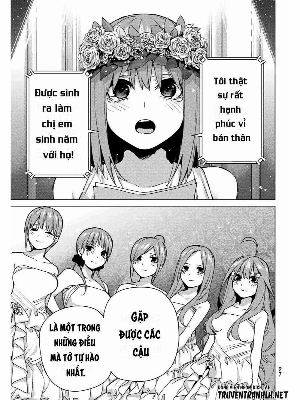 Truyện Tranh Nhà Có 5 Nàng Dâu - Gotoubun No Hanayome trang 6