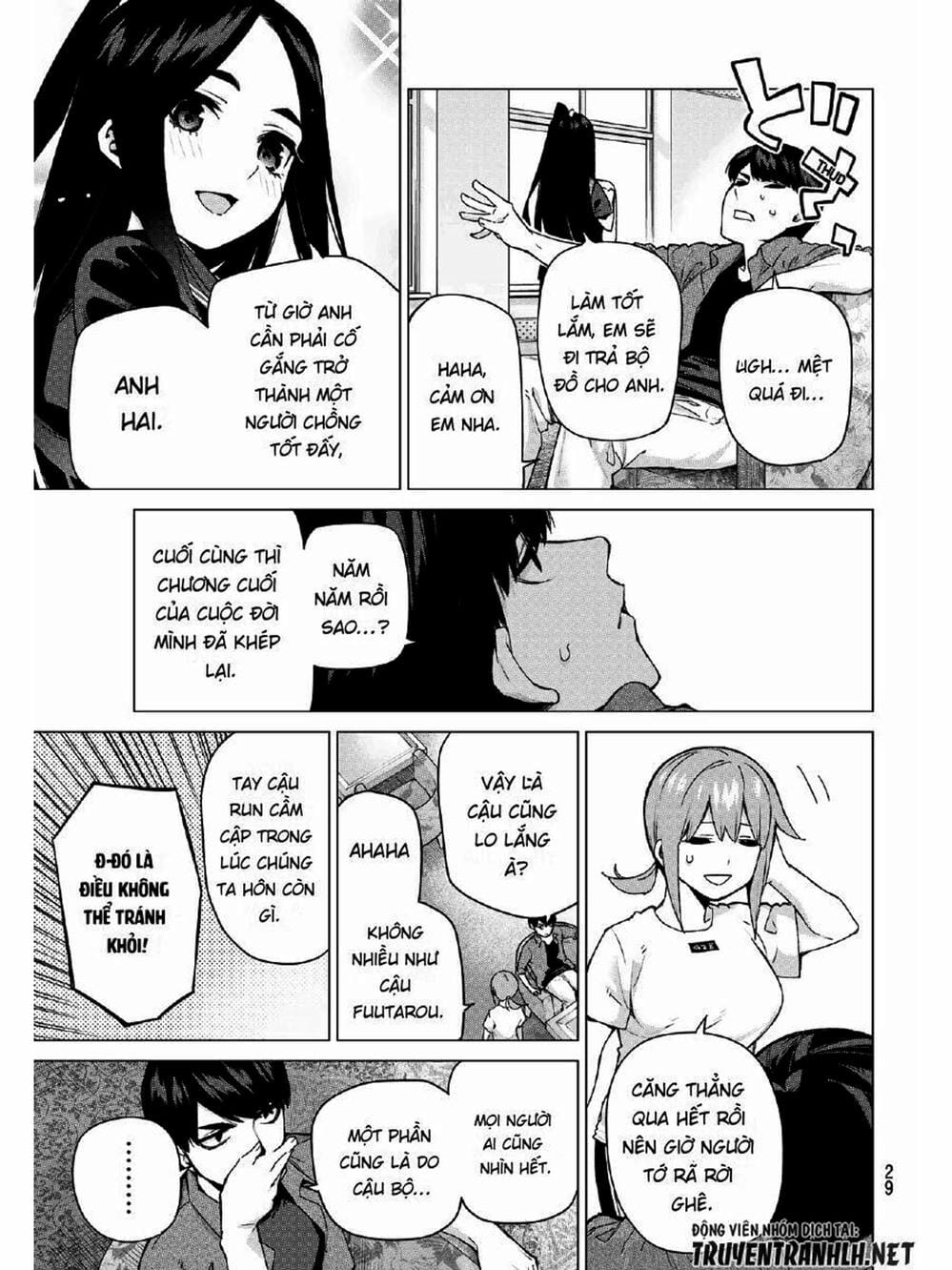 Truyện Tranh Nhà Có 5 Nàng Dâu - Gotoubun No Hanayome trang 6