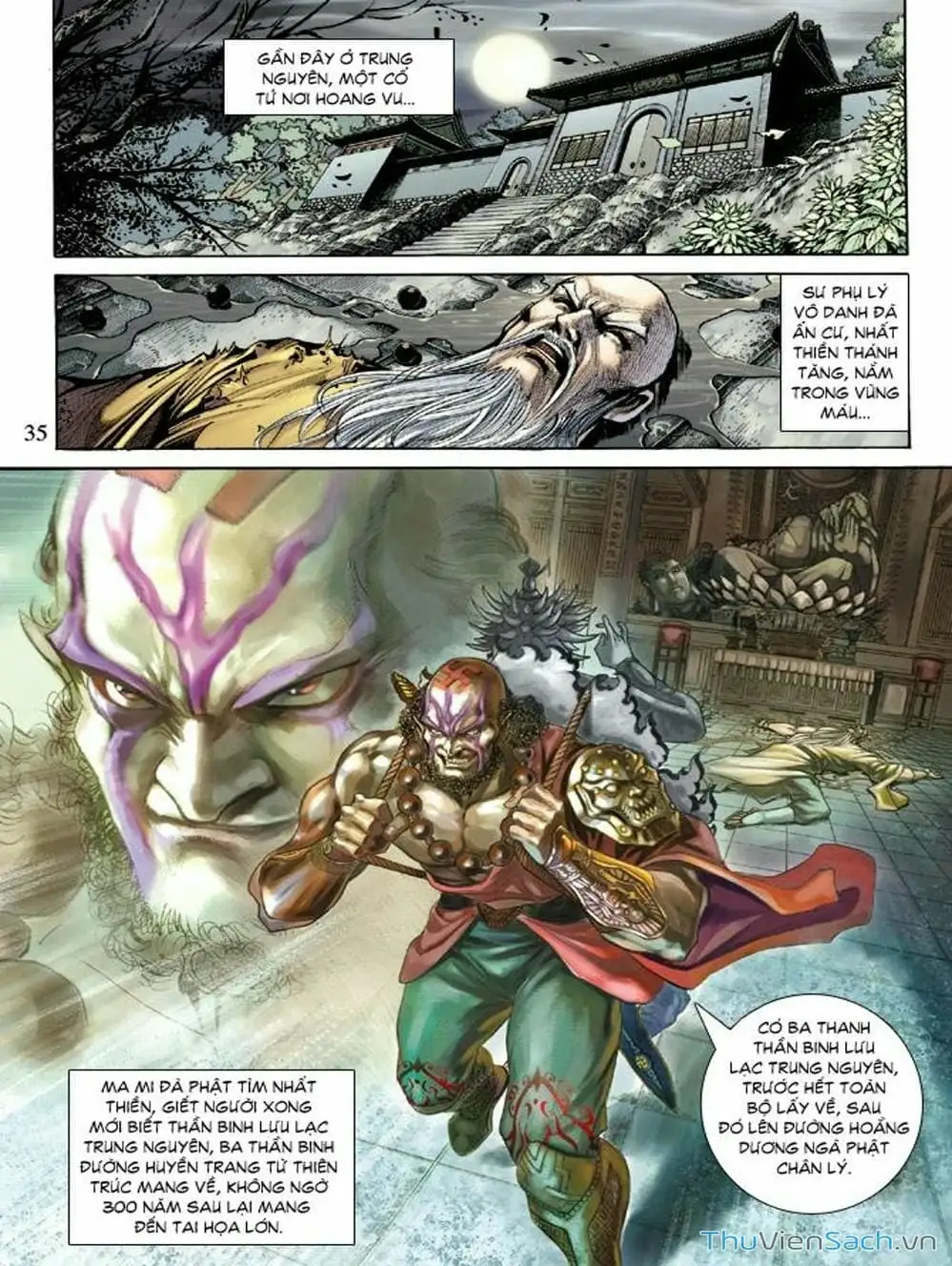 Truyện Tranh Thiên Tử Truyền Kỳ: Như Lai Thần Chưởng trang 2