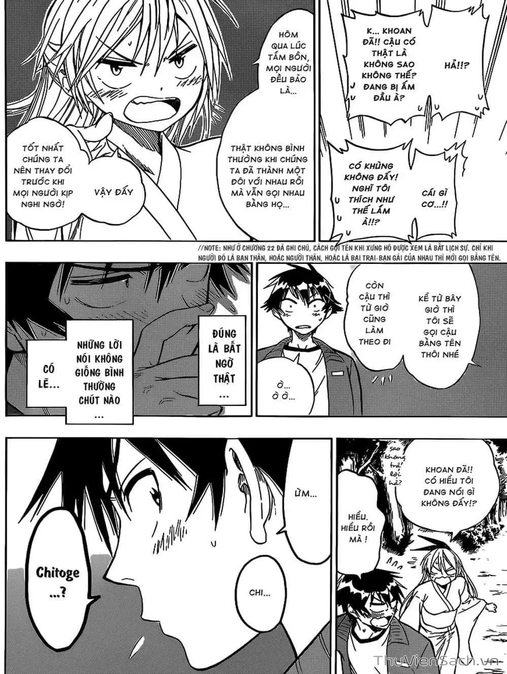 Truyện Tranh Tình Yêu Giả Tạo - Nisekoi trang 8