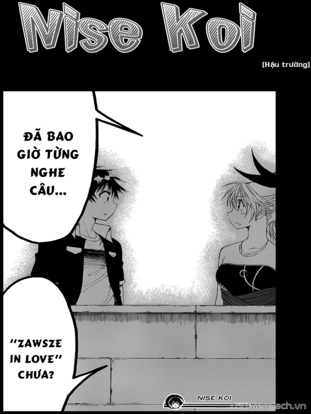 Truyện Tranh Tình Yêu Giả Tạo - Nisekoi trang 8