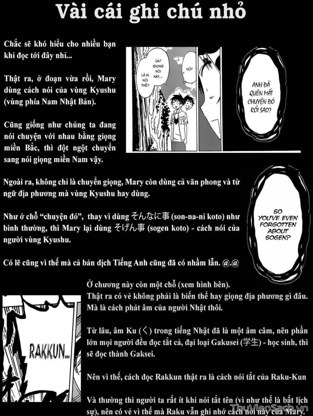 Truyện Tranh Tình Yêu Giả Tạo - Nisekoi trang 8