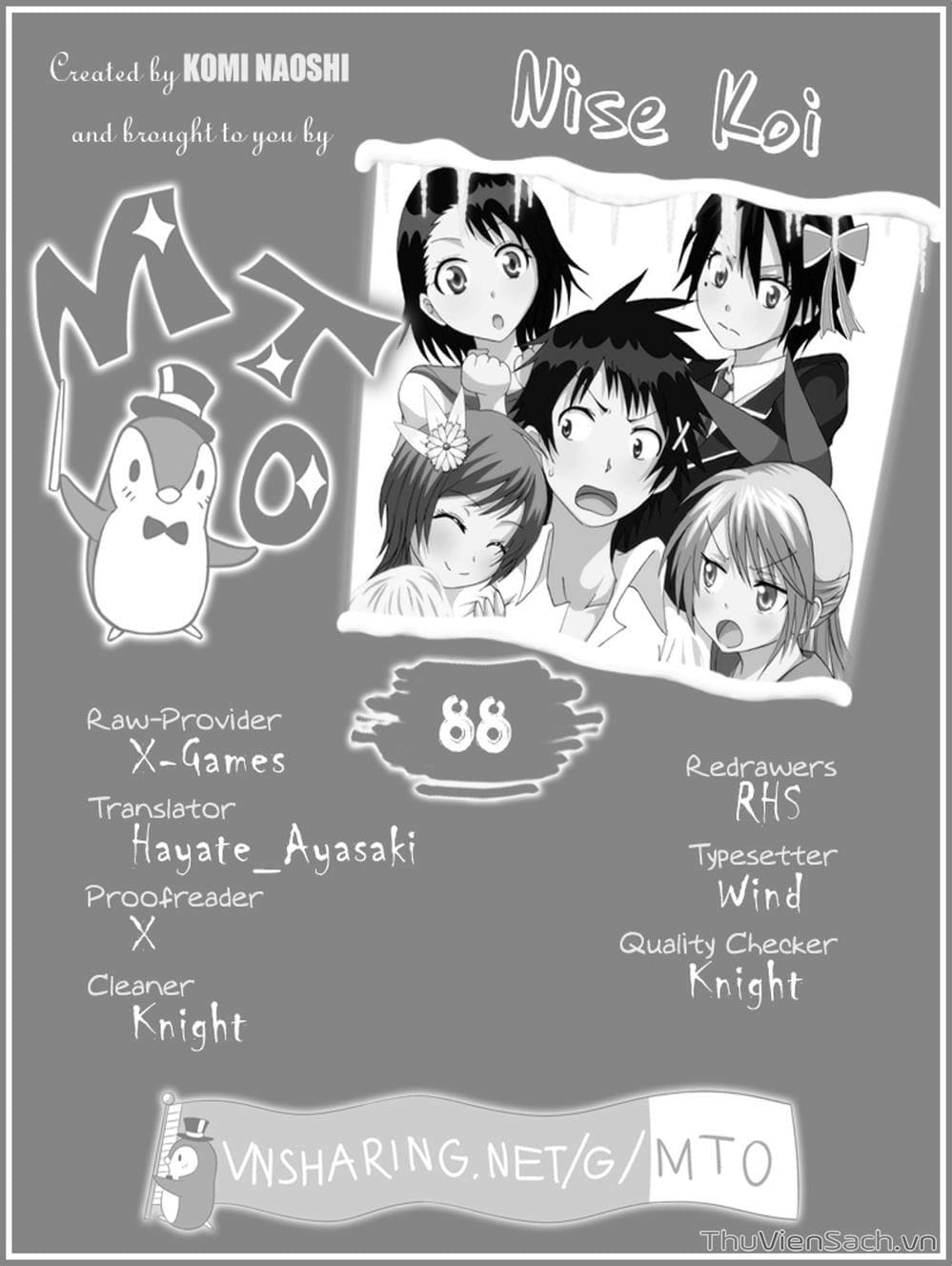 Truyện Tranh Tình Yêu Giả Tạo - Nisekoi trang 8