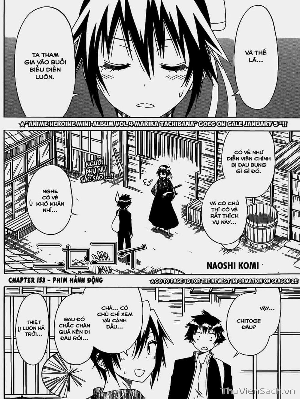 Truyện Tranh Tình Yêu Giả Tạo - Nisekoi trang 8