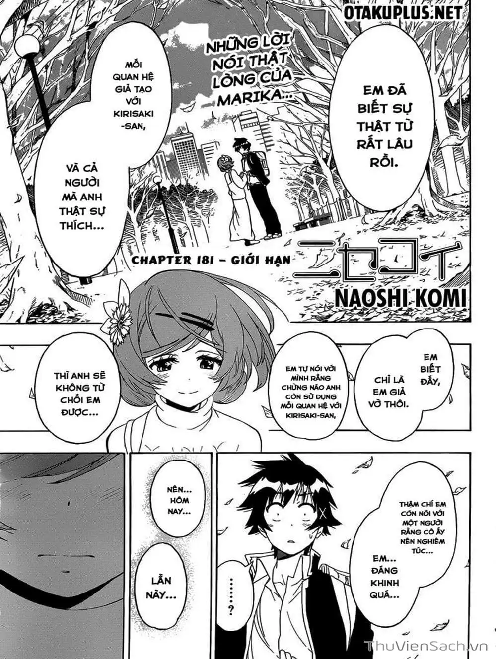 Truyện Tranh Tình Yêu Giả Tạo - Nisekoi trang 8