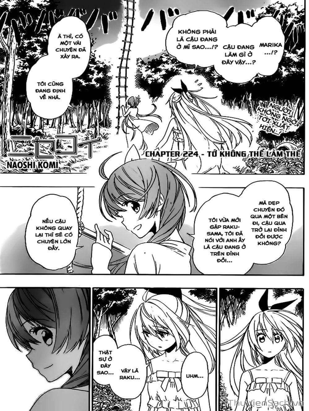 Truyện Tranh Tình Yêu Giả Tạo - Nisekoi trang 8