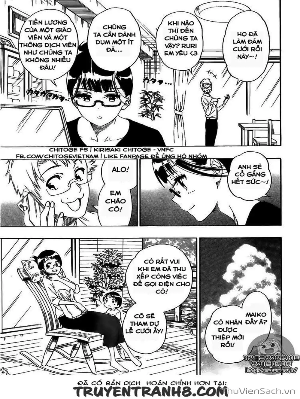 Truyện Tranh Tình Yêu Giả Tạo - Nisekoi trang 8