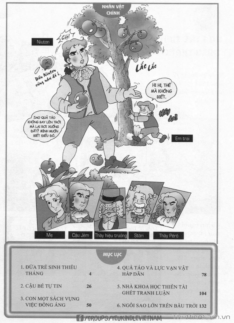 Truyện Tranh Danh Nhân Thế Giới - Niuton trang 2