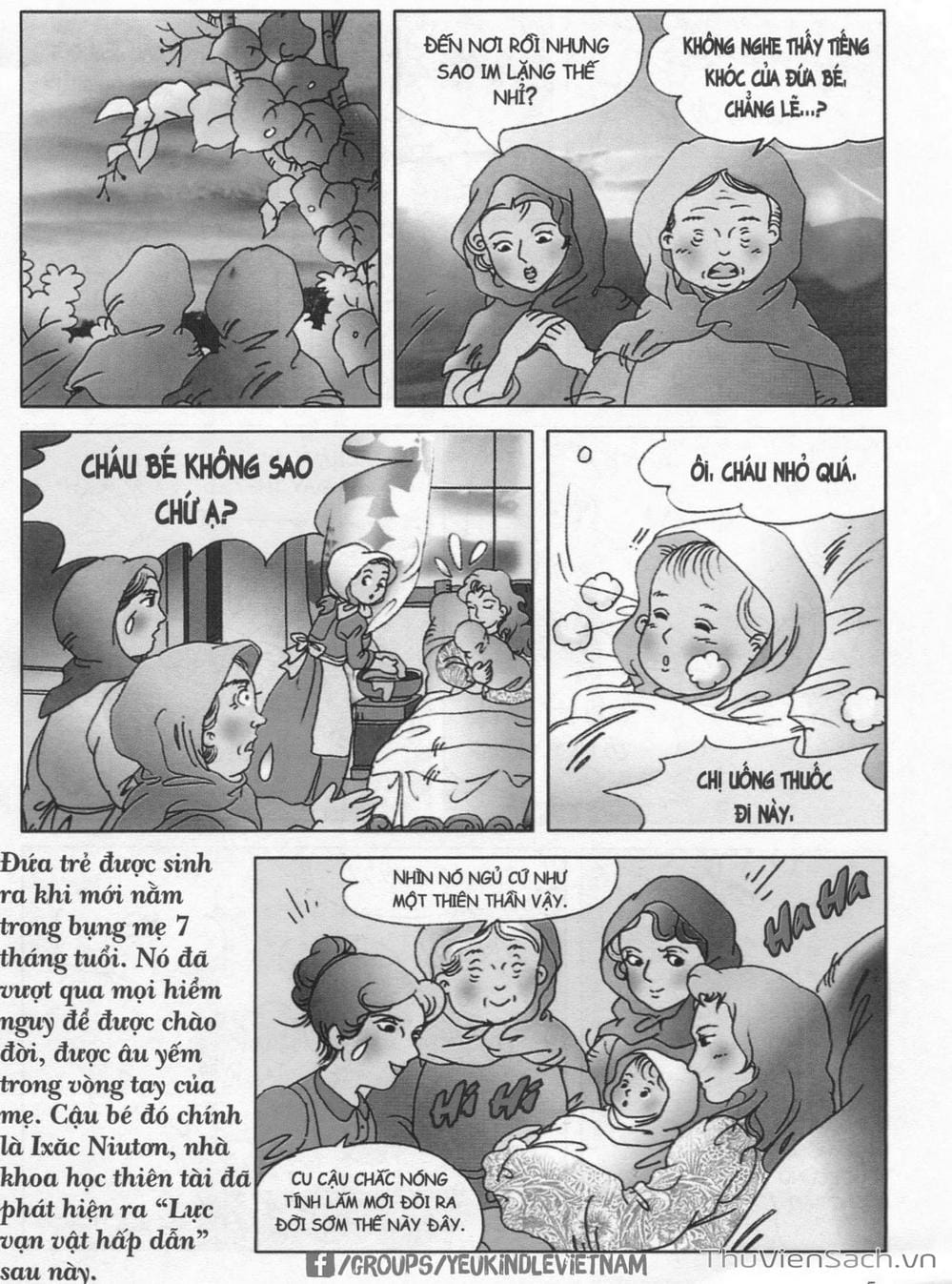 Truyện Tranh Danh Nhân Thế Giới - Niuton trang 2