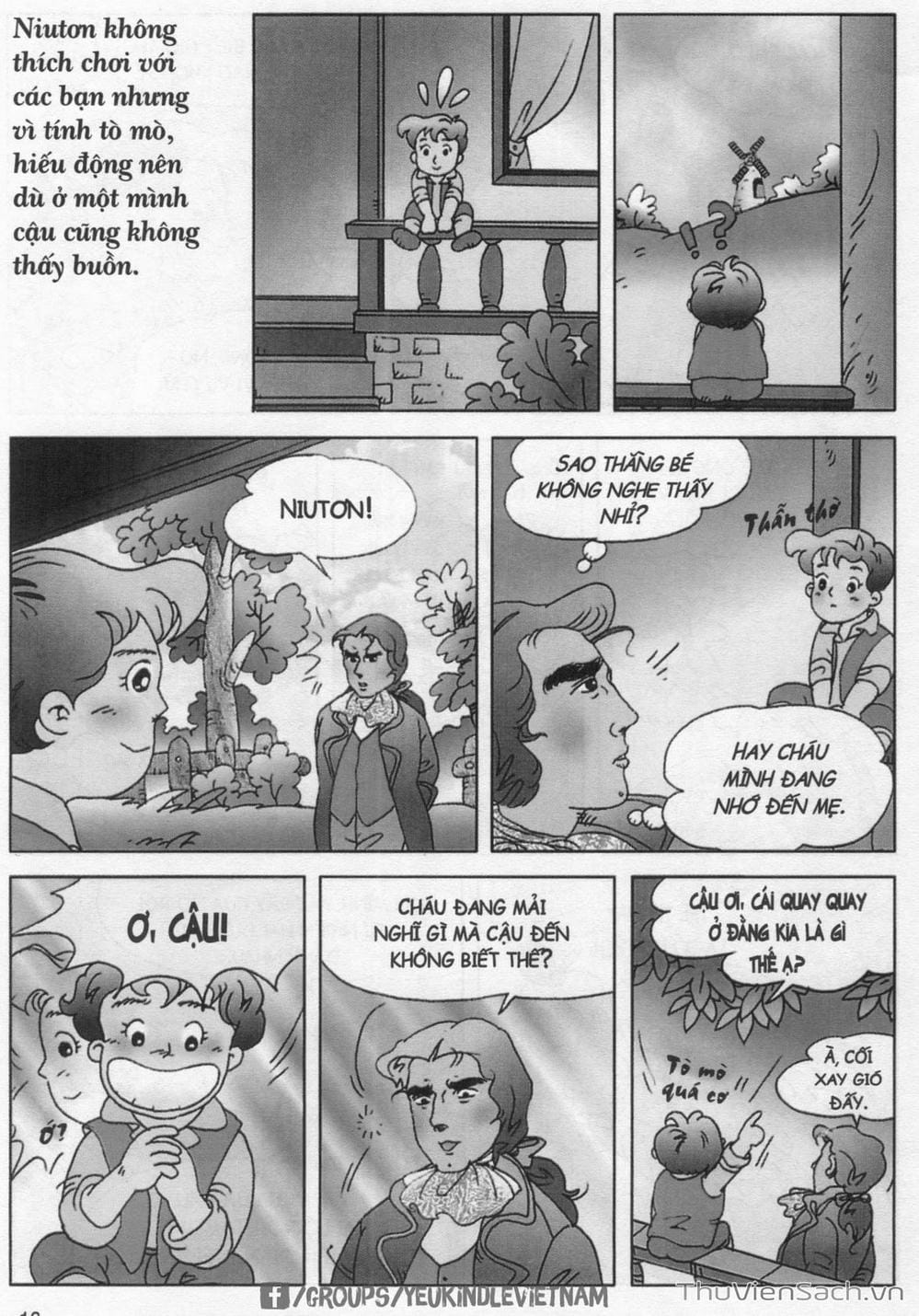 Truyện Tranh Danh Nhân Thế Giới - Niuton trang 2