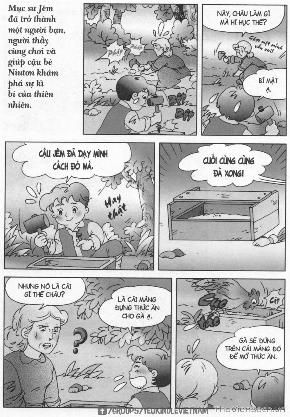 Truyện Tranh Danh Nhân Thế Giới - Niuton trang 2