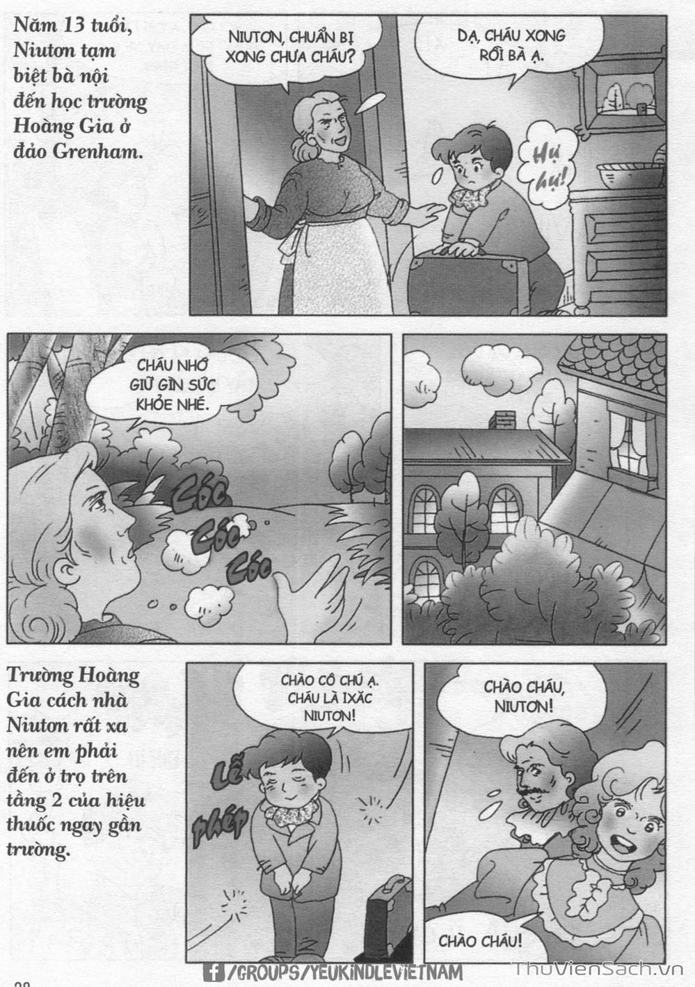 Truyện Tranh Danh Nhân Thế Giới - Niuton trang 2