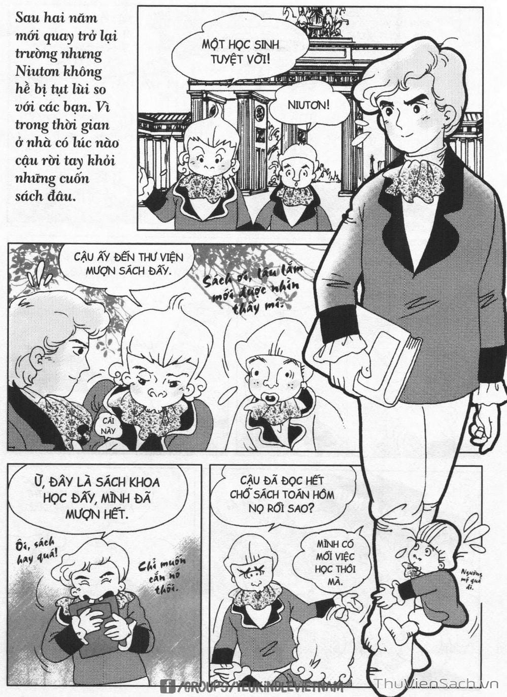 Truyện Tranh Danh Nhân Thế Giới - Niuton trang 2
