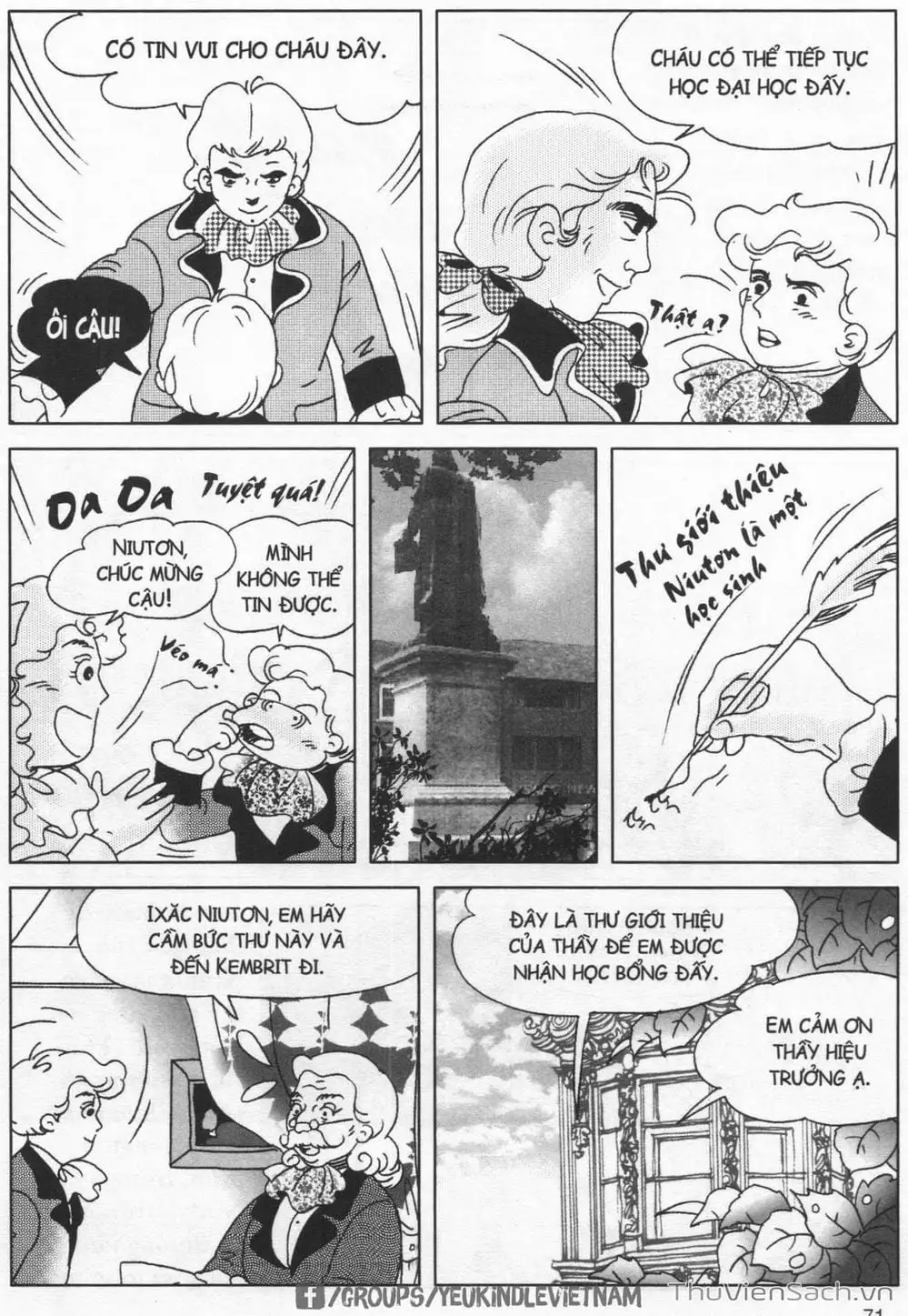 Truyện Tranh Danh Nhân Thế Giới - Niuton trang 2