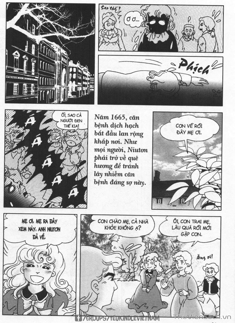 Truyện Tranh Danh Nhân Thế Giới - Niuton trang 2