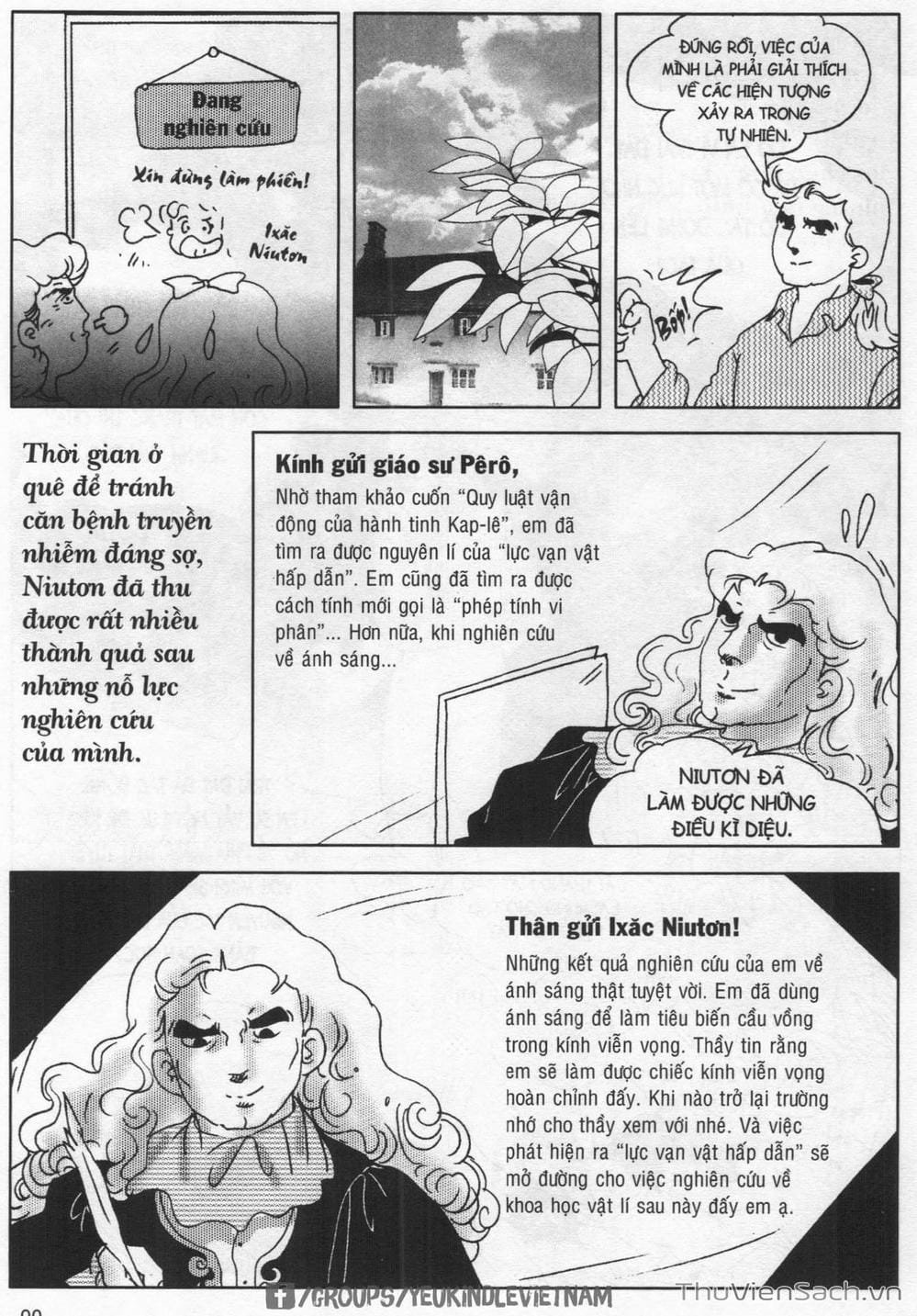 Truyện Tranh Danh Nhân Thế Giới - Niuton trang 2