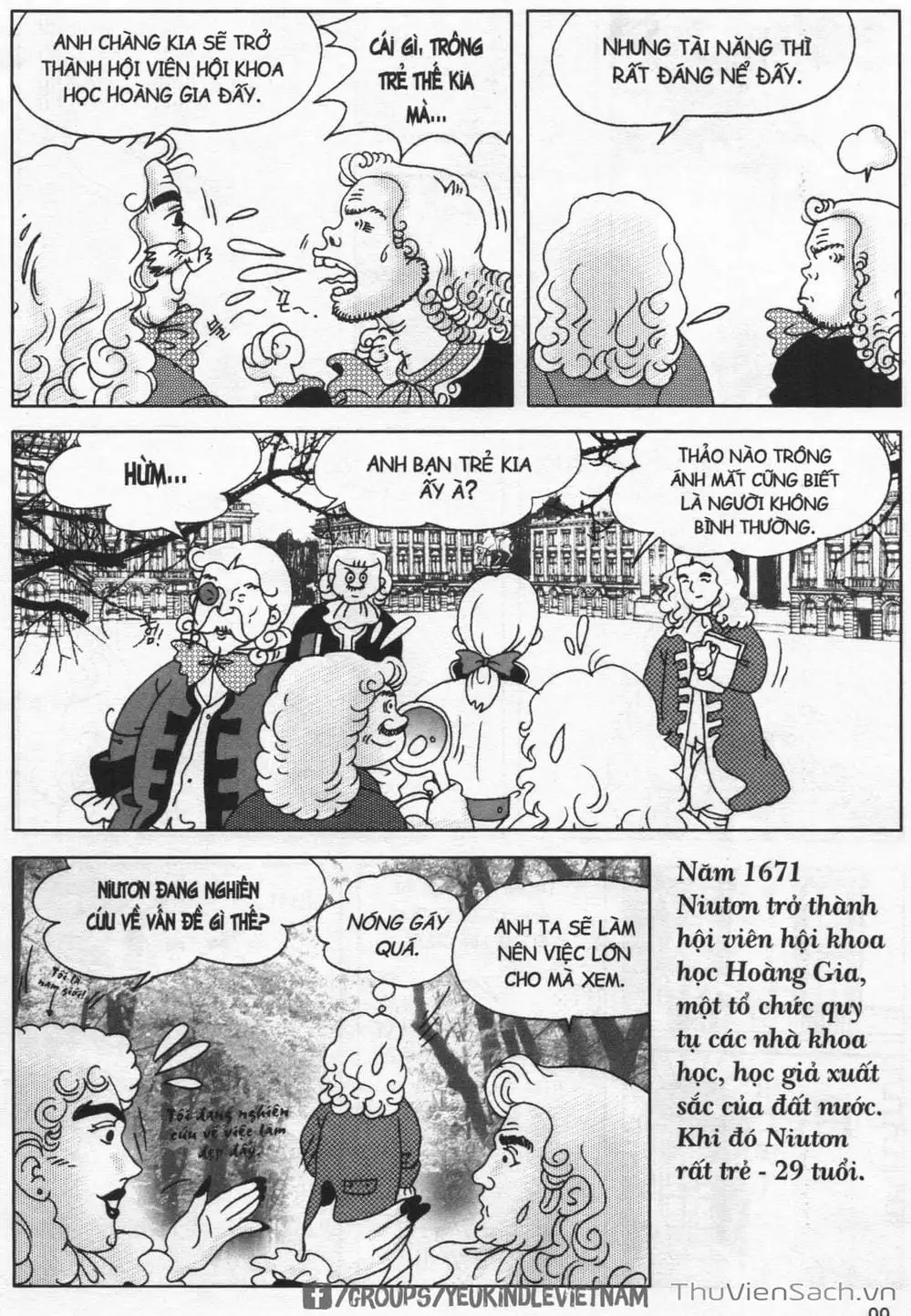 Truyện Tranh Danh Nhân Thế Giới - Niuton trang 2