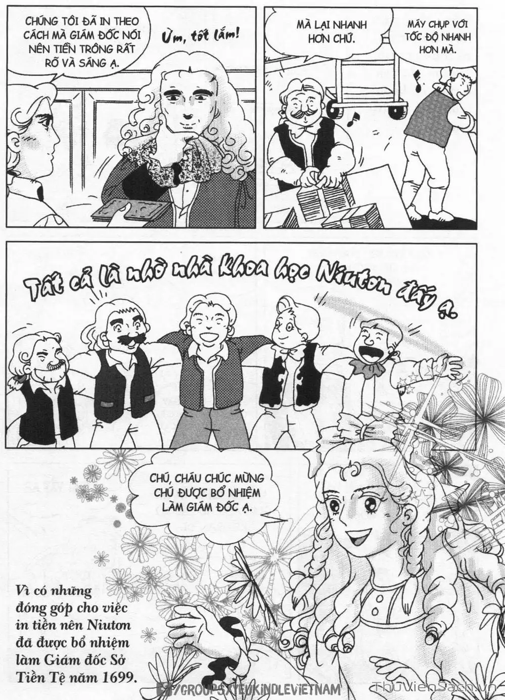 Truyện Tranh Danh Nhân Thế Giới - Niuton trang 2