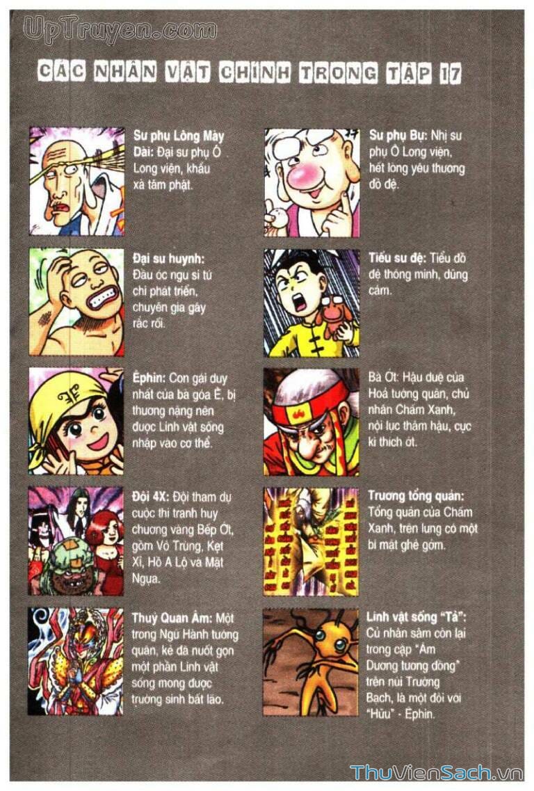 Truyện Tranh Ô Long Viện Linh Vật Sống trang 3