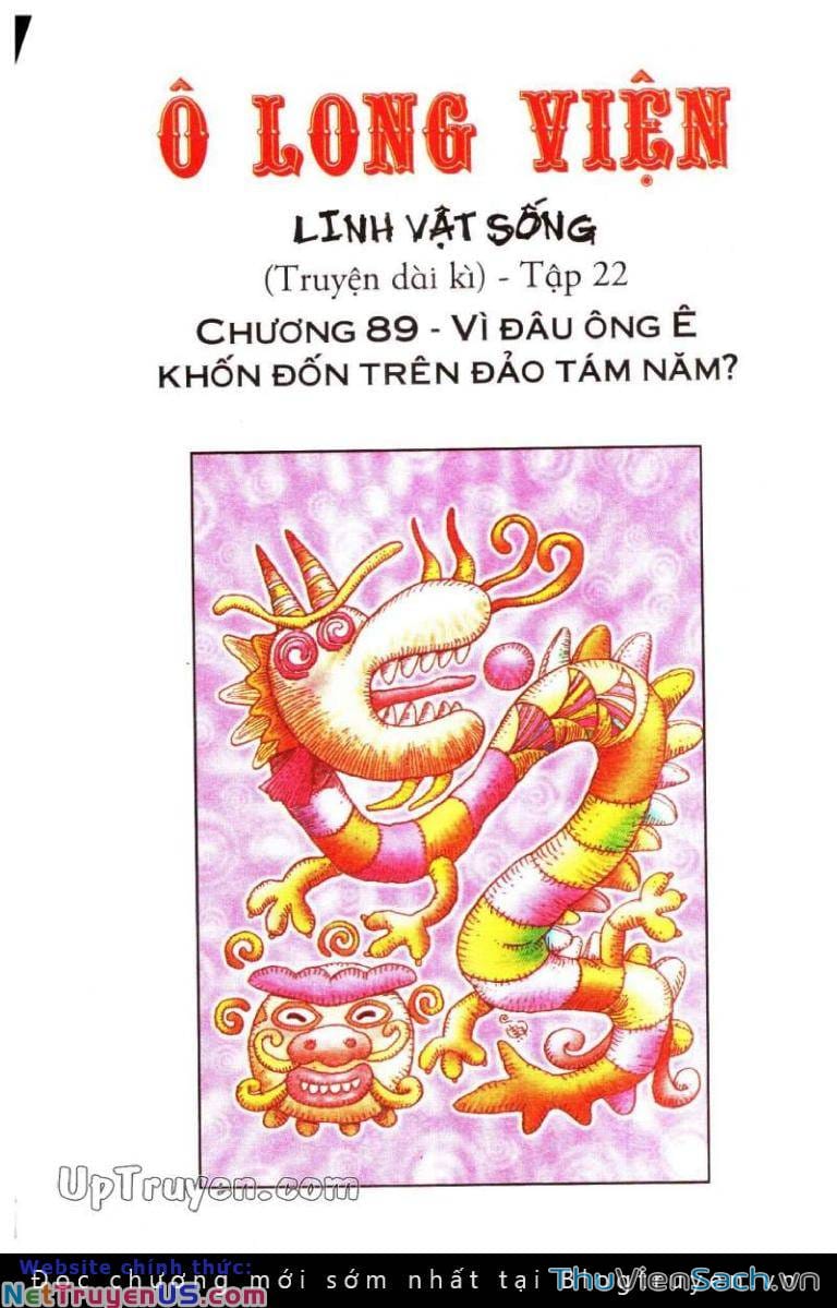 Truyện Tranh Ô Long Viện Linh Vật Sống trang 3