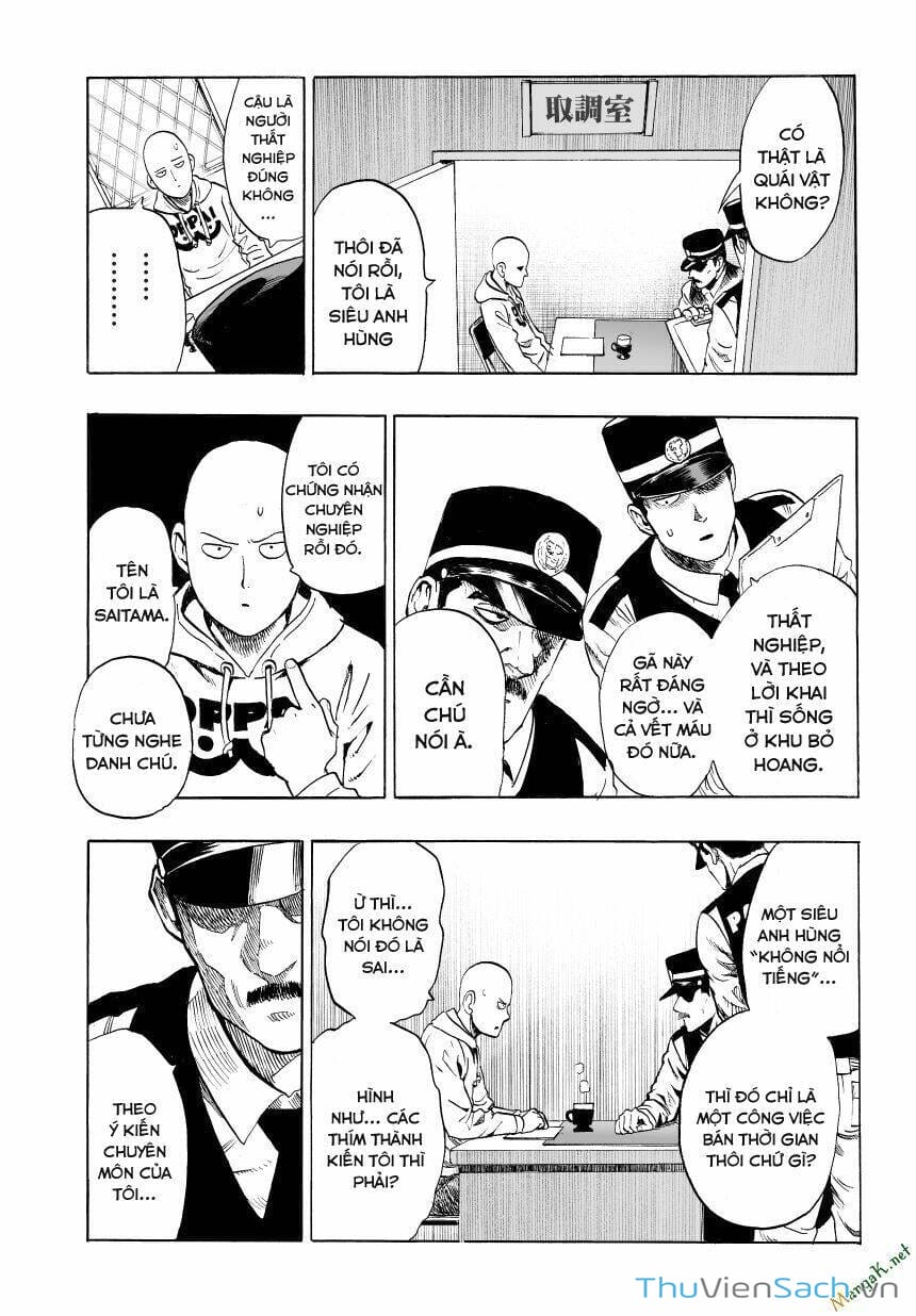 Truyện Tranh Anh Hùng: One-Punch Man trang 4