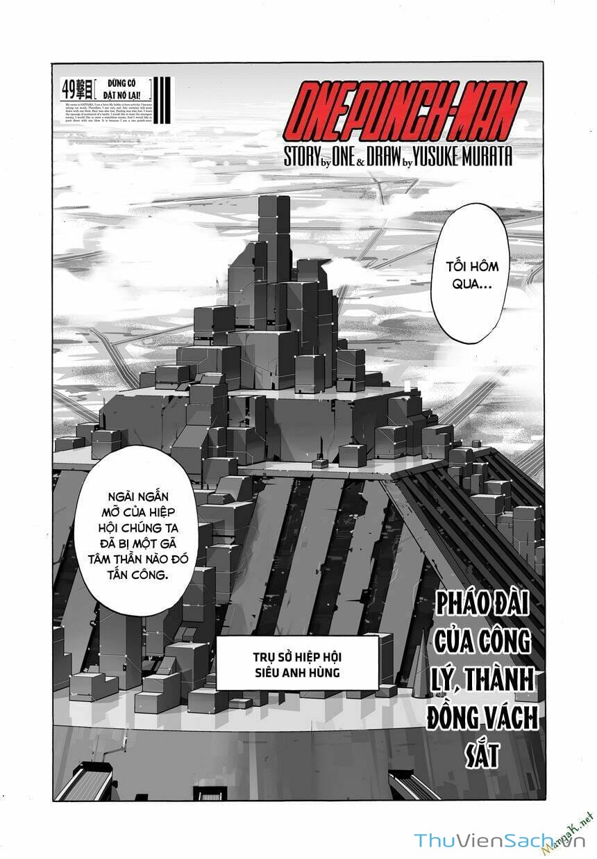 Truyện Tranh Anh Hùng: One-Punch Man trang 4