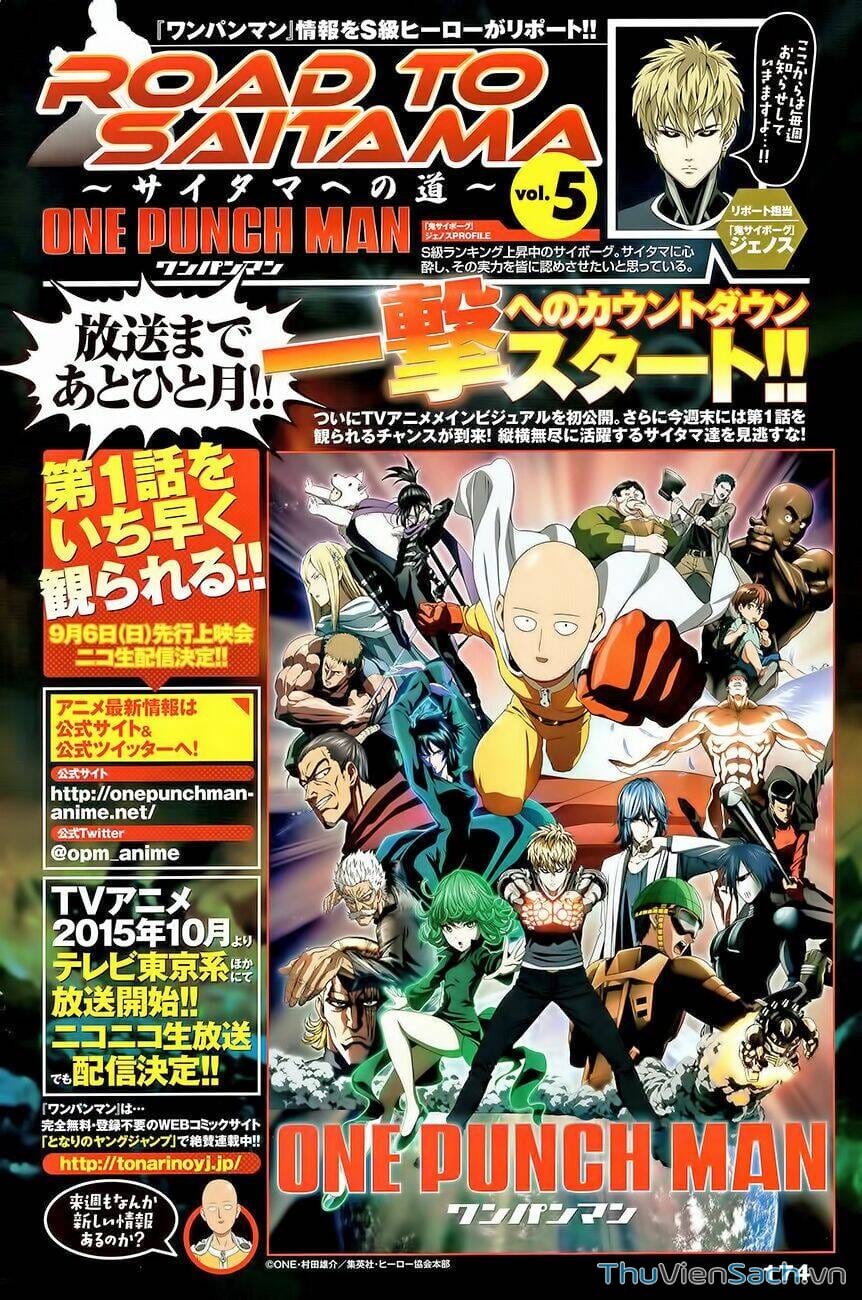 Truyện Tranh Anh Hùng: One-Punch Man trang 4