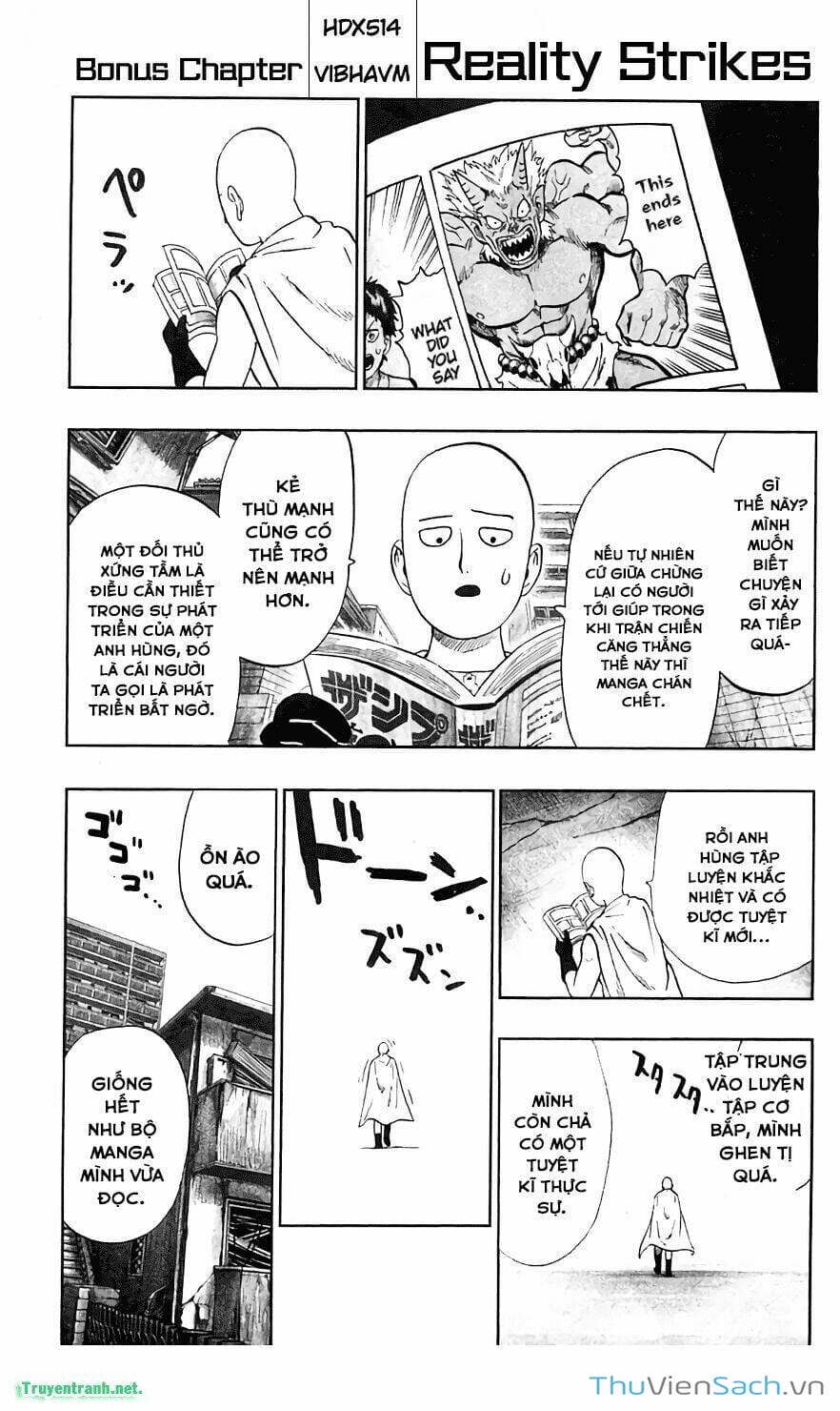 Truyện Tranh Anh Hùng: One-Punch Man trang 4
