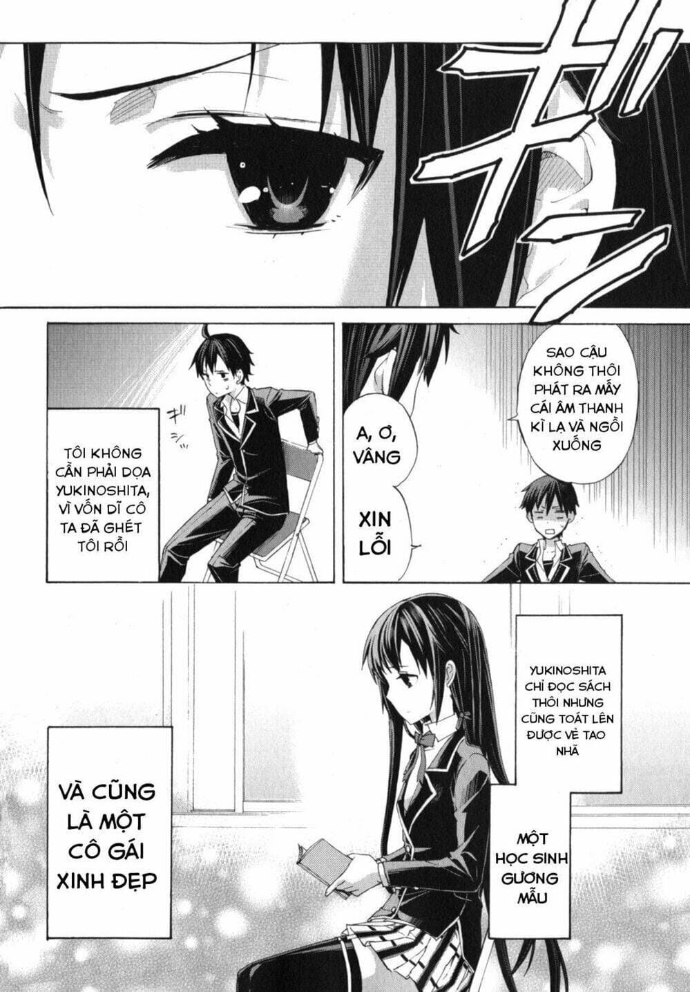 Truyện Tranh Chuyện Tình Thanh Xuân Bi Hài Của Tôi Quả Nhiên Là Sai Lầm - Oregairu trang 6