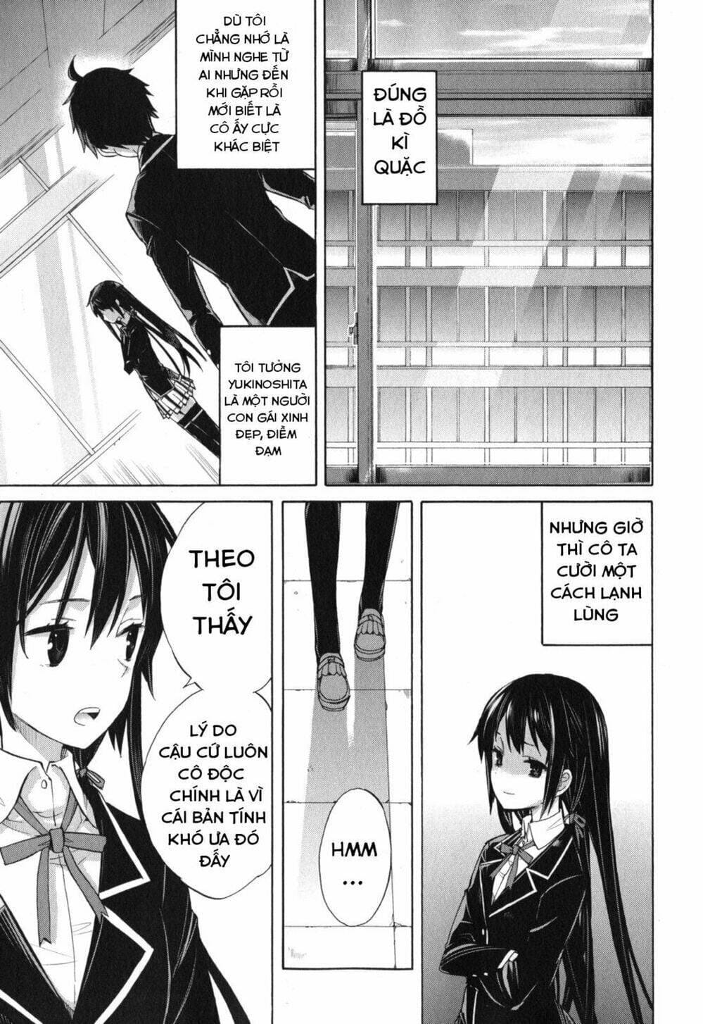 Truyện Tranh Chuyện Tình Thanh Xuân Bi Hài Của Tôi Quả Nhiên Là Sai Lầm - Oregairu trang 6
