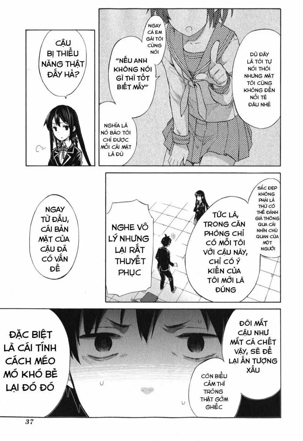 Truyện Tranh Chuyện Tình Thanh Xuân Bi Hài Của Tôi Quả Nhiên Là Sai Lầm - Oregairu trang 6