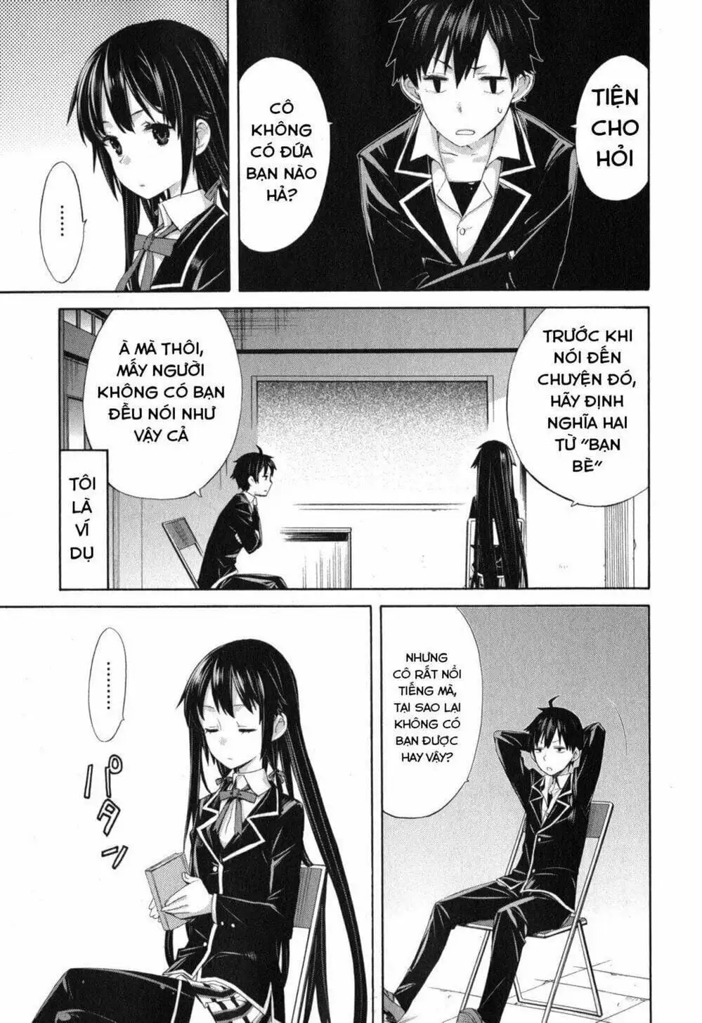 Truyện Tranh Chuyện Tình Thanh Xuân Bi Hài Của Tôi Quả Nhiên Là Sai Lầm - Oregairu trang 6