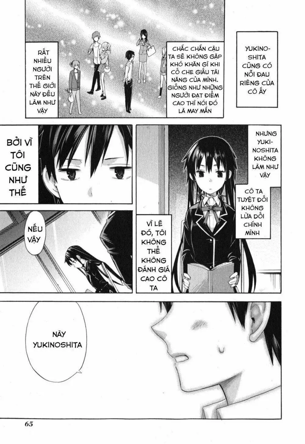 Truyện Tranh Chuyện Tình Thanh Xuân Bi Hài Của Tôi Quả Nhiên Là Sai Lầm - Oregairu trang 6