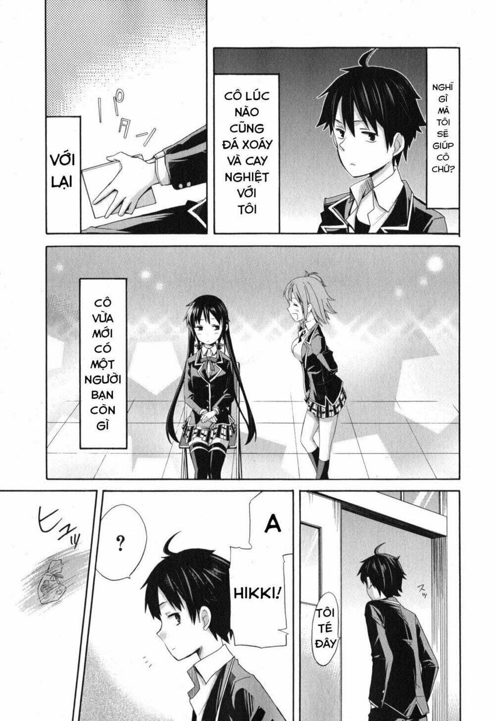 Truyện Tranh Chuyện Tình Thanh Xuân Bi Hài Của Tôi Quả Nhiên Là Sai Lầm - Oregairu trang 6