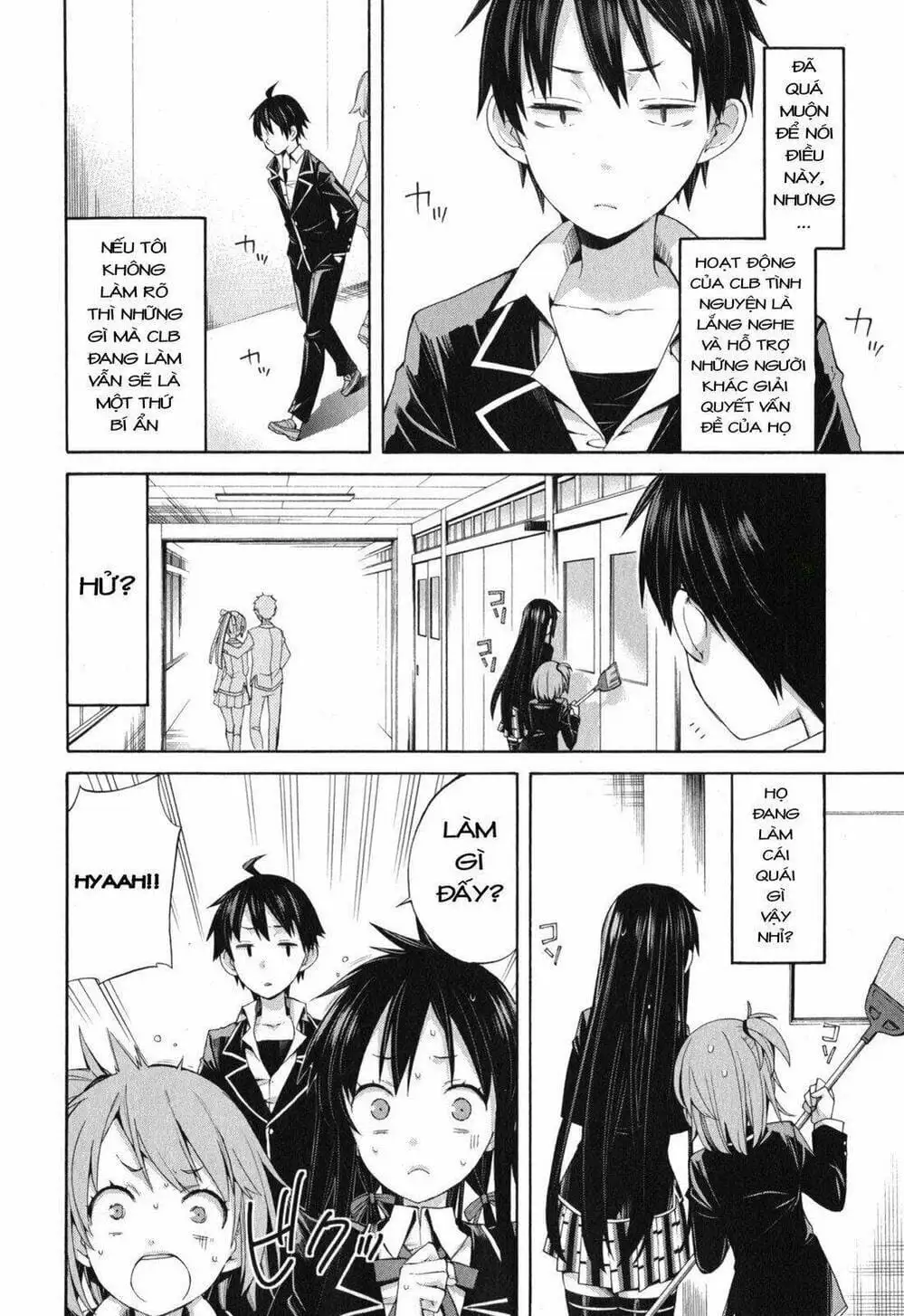 Truyện Tranh Chuyện Tình Thanh Xuân Bi Hài Của Tôi Quả Nhiên Là Sai Lầm - Oregairu trang 6