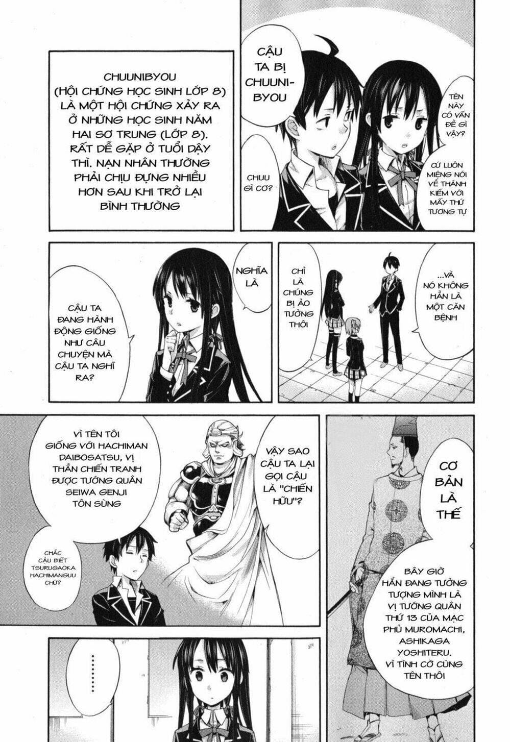 Truyện Tranh Chuyện Tình Thanh Xuân Bi Hài Của Tôi Quả Nhiên Là Sai Lầm - Oregairu trang 6