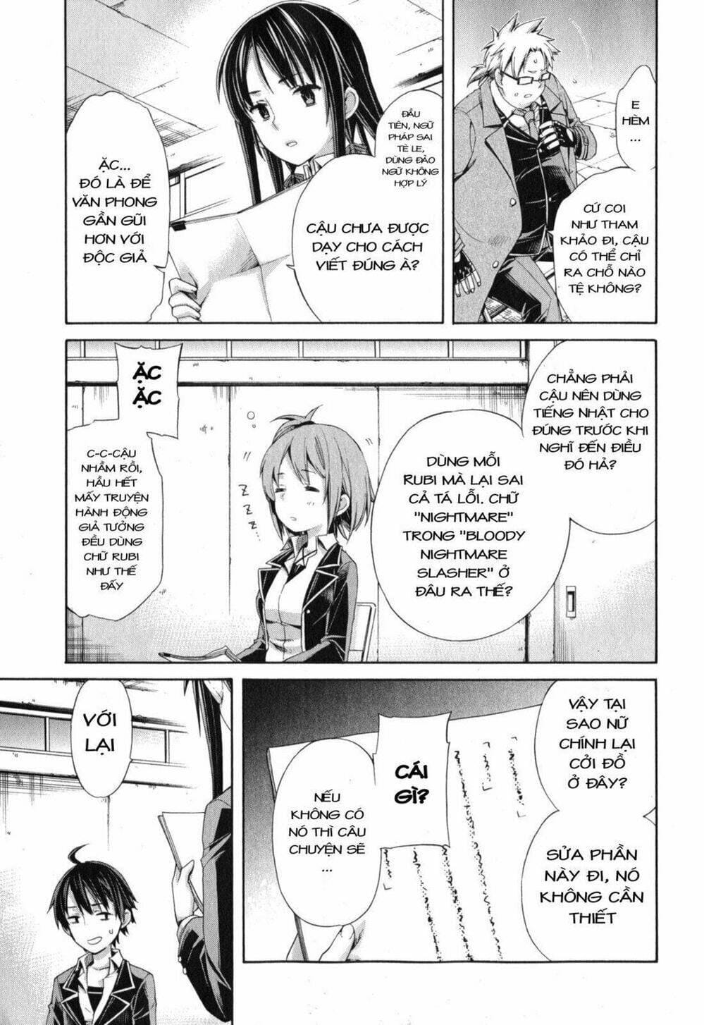Truyện Tranh Chuyện Tình Thanh Xuân Bi Hài Của Tôi Quả Nhiên Là Sai Lầm - Oregairu trang 6